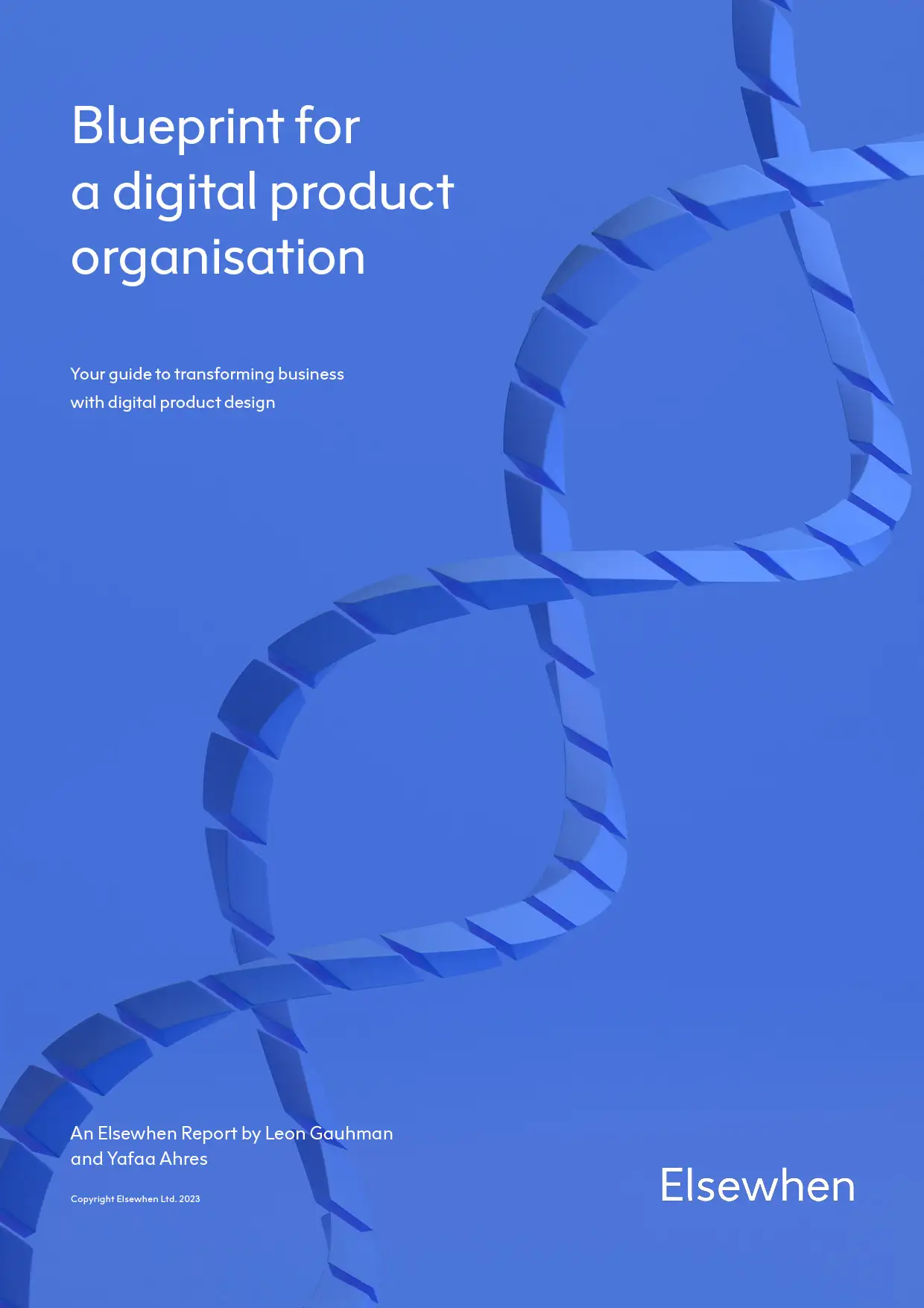 Cover image for Blueprint for a digital product organisation